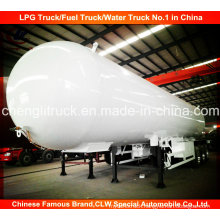 3 Axle LPG Transport Tank Trailer LPG Tank Semi Trailer